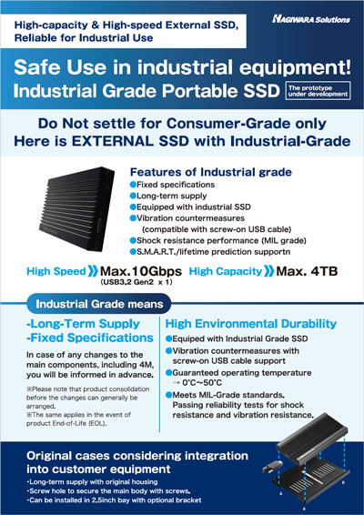 Industrial Grade Portable SSD